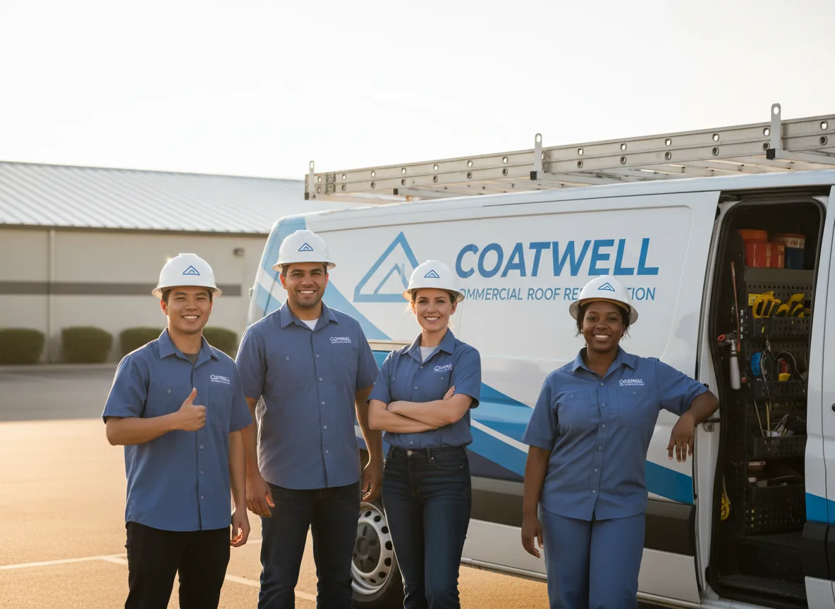 Commercial roof coating company in Hilliards, PA